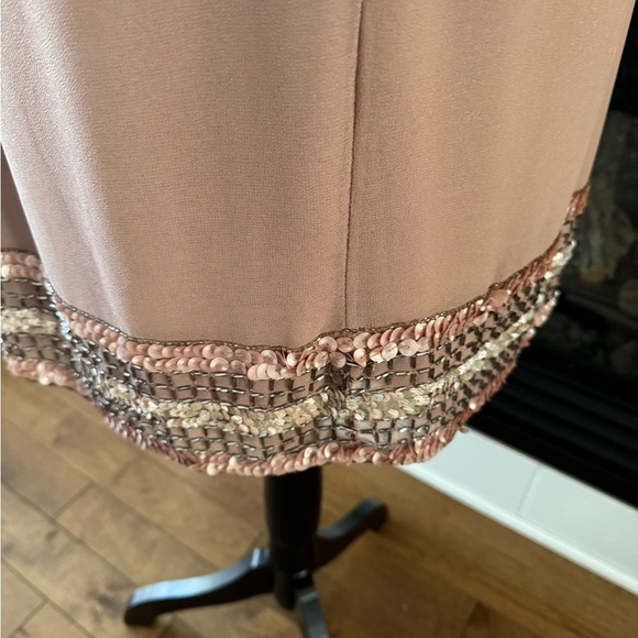 Adrianna Papell Sequin Embellished Dress in Blush - Picture 8 of 8